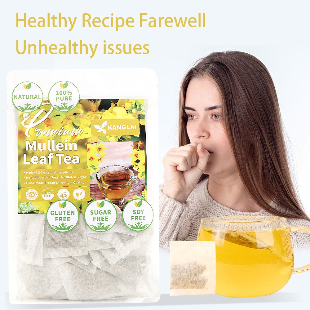 Mullein Leaf Tea Clear Lungs Relieves Cough Improve Digestive Function 120 Bag