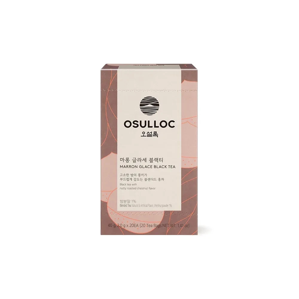 Osulloc Korea Premium Tea Collection 20T Green Black Oolong Herbal Tea Bags