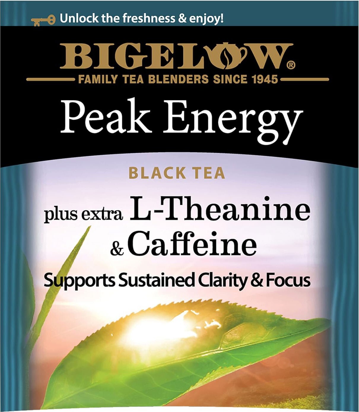Bigelow Peak Energy Black Tea – 18 tea bags