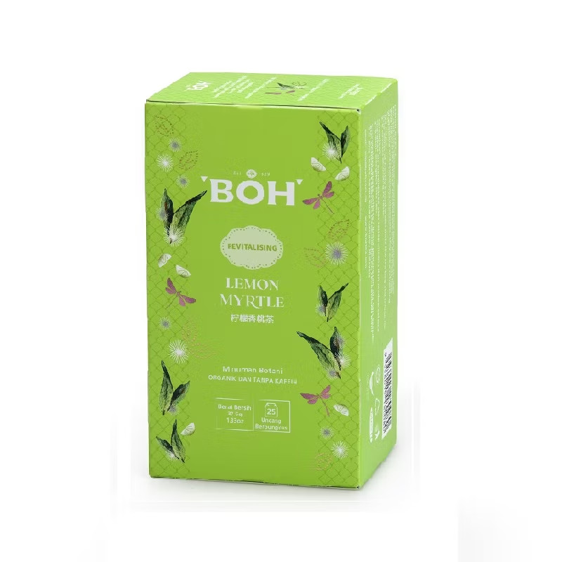 5 X BOH Lemon Myrtle Infusion Tea Bags Herbal Caffeine-Free 25s Relax & Refresh
