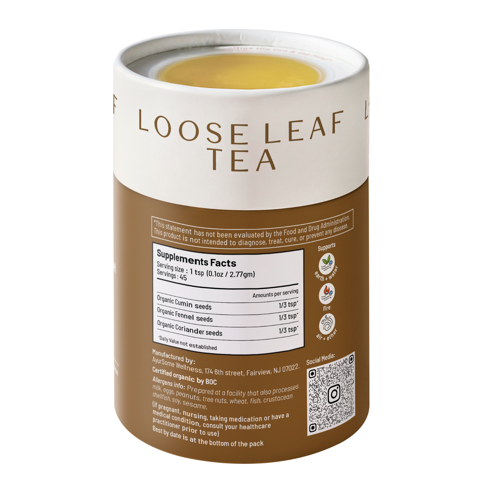 CCF Tea for Digestion | Cumin, Coriander, Fennel Tea