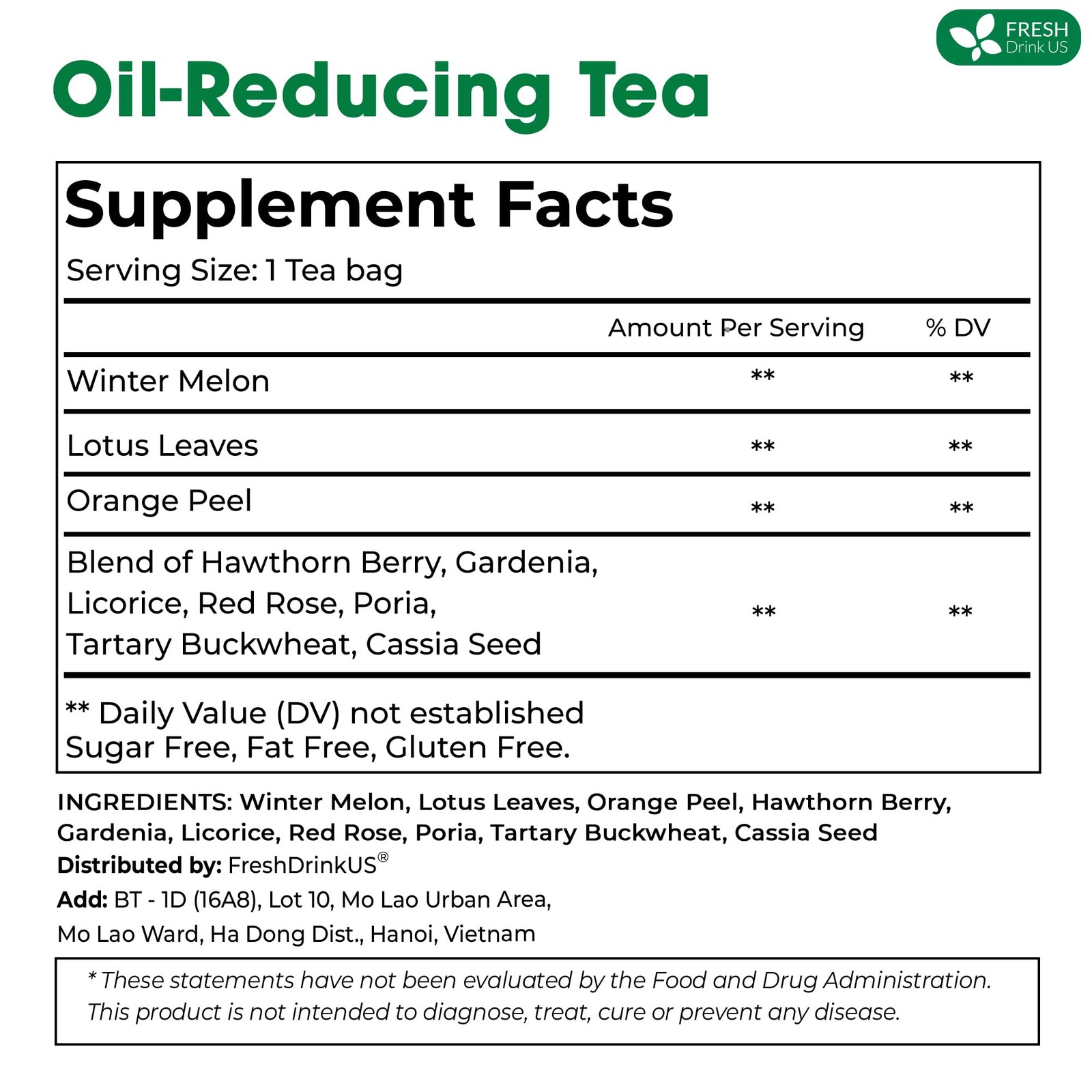 , 15 Packs of Oil Reducing Tea, Oil Cleansing for Liver, 10 Herbal Ingredient…
