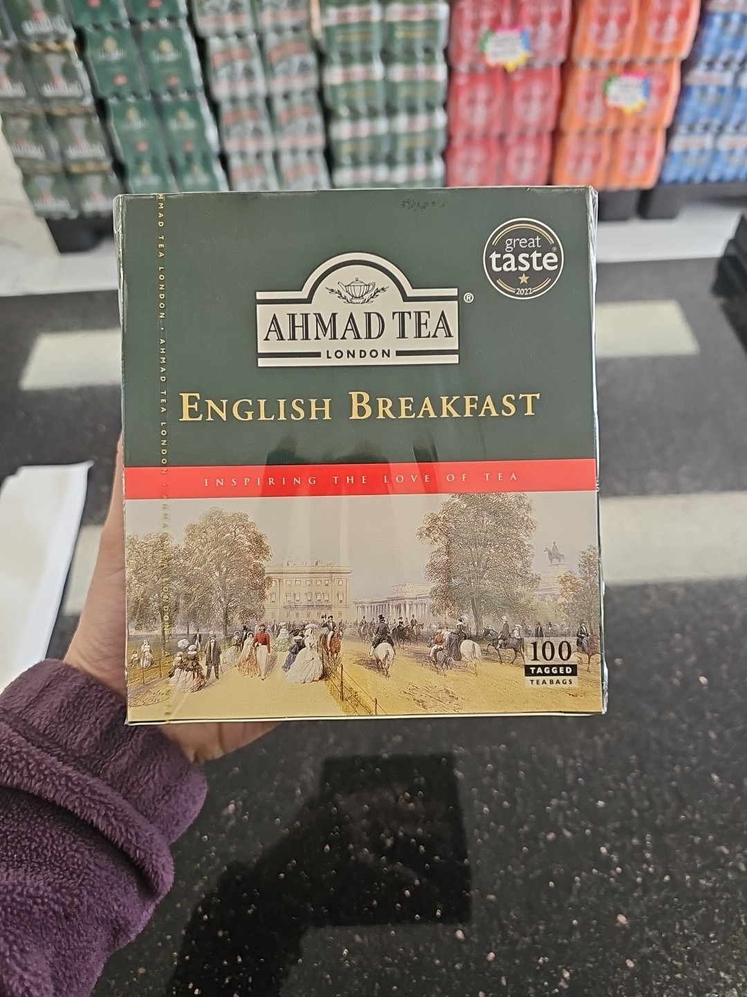 Ahmad Tea London- English Breakfast x 100 Tea Bags- USA seller FRESH STOCK 2PACK