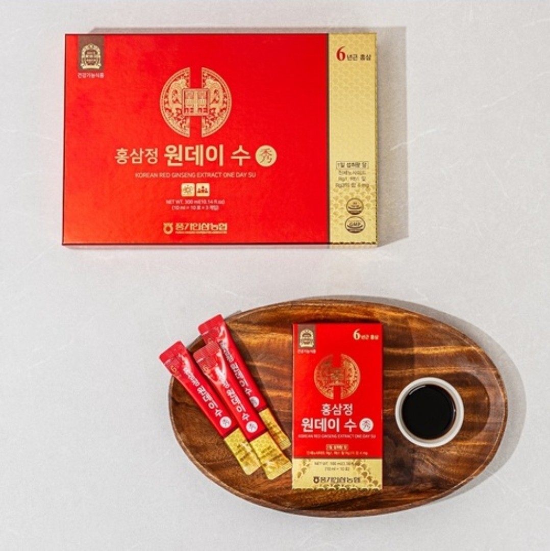 [Pung-gi Ginseng Nonghyup] Korean 6 Years Red Ginseng One Day Su Prime 10ml*30p