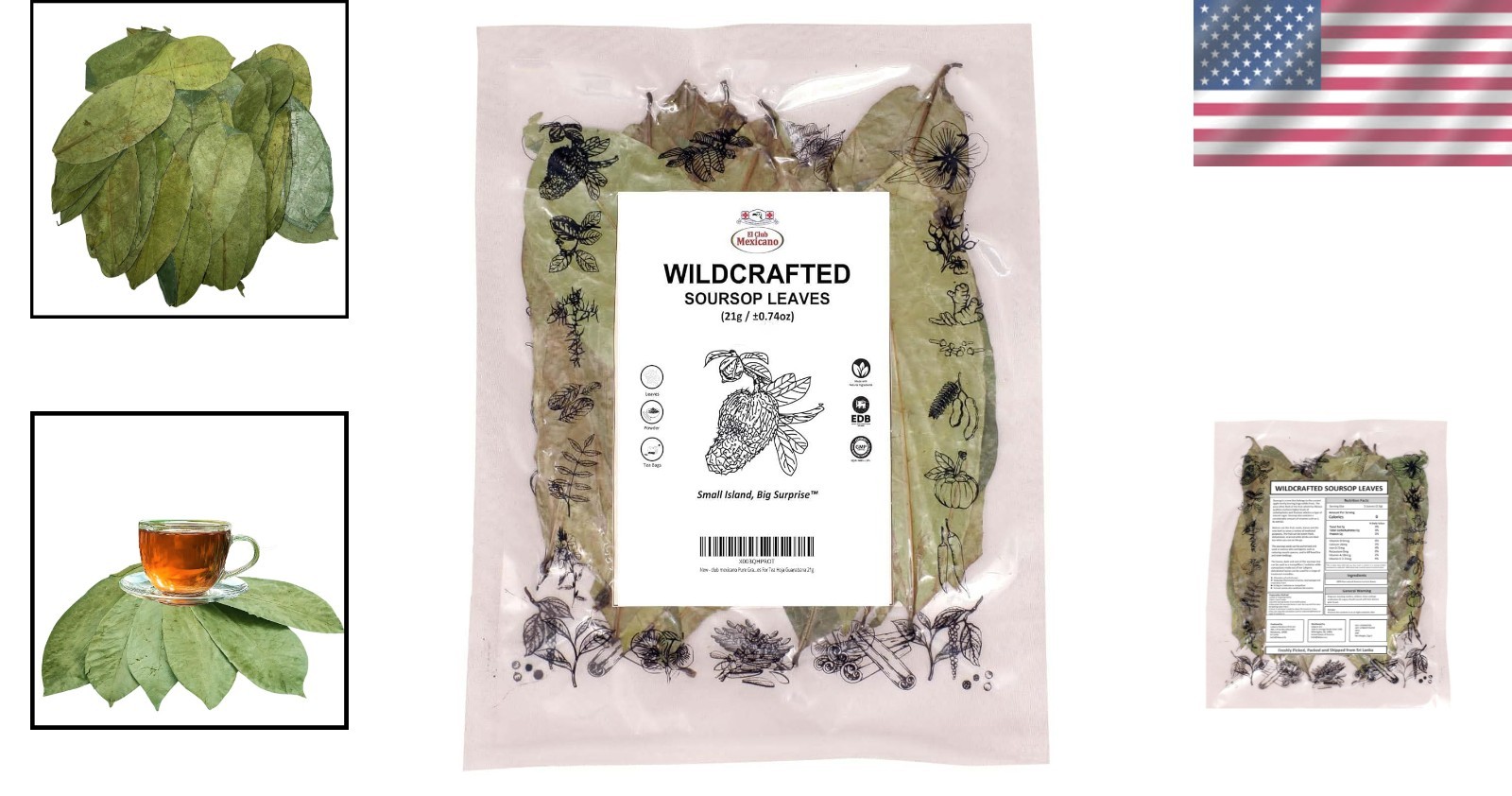 Graviola Soursop Whole Leaves for Tea – Refreshing & Natural Taste Experience
