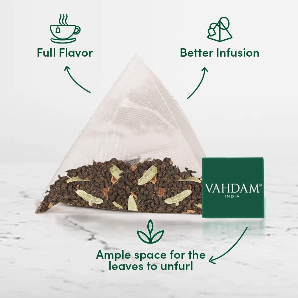 Vahdam Indias Original Masala Chai For Unisex 15 Tea Bags