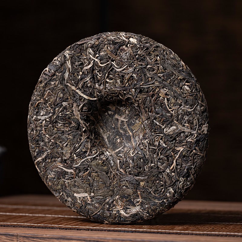 1pc 357g Yunnan Puer Tea Lincang Old Tree Spring Tea Raw Tea Cake