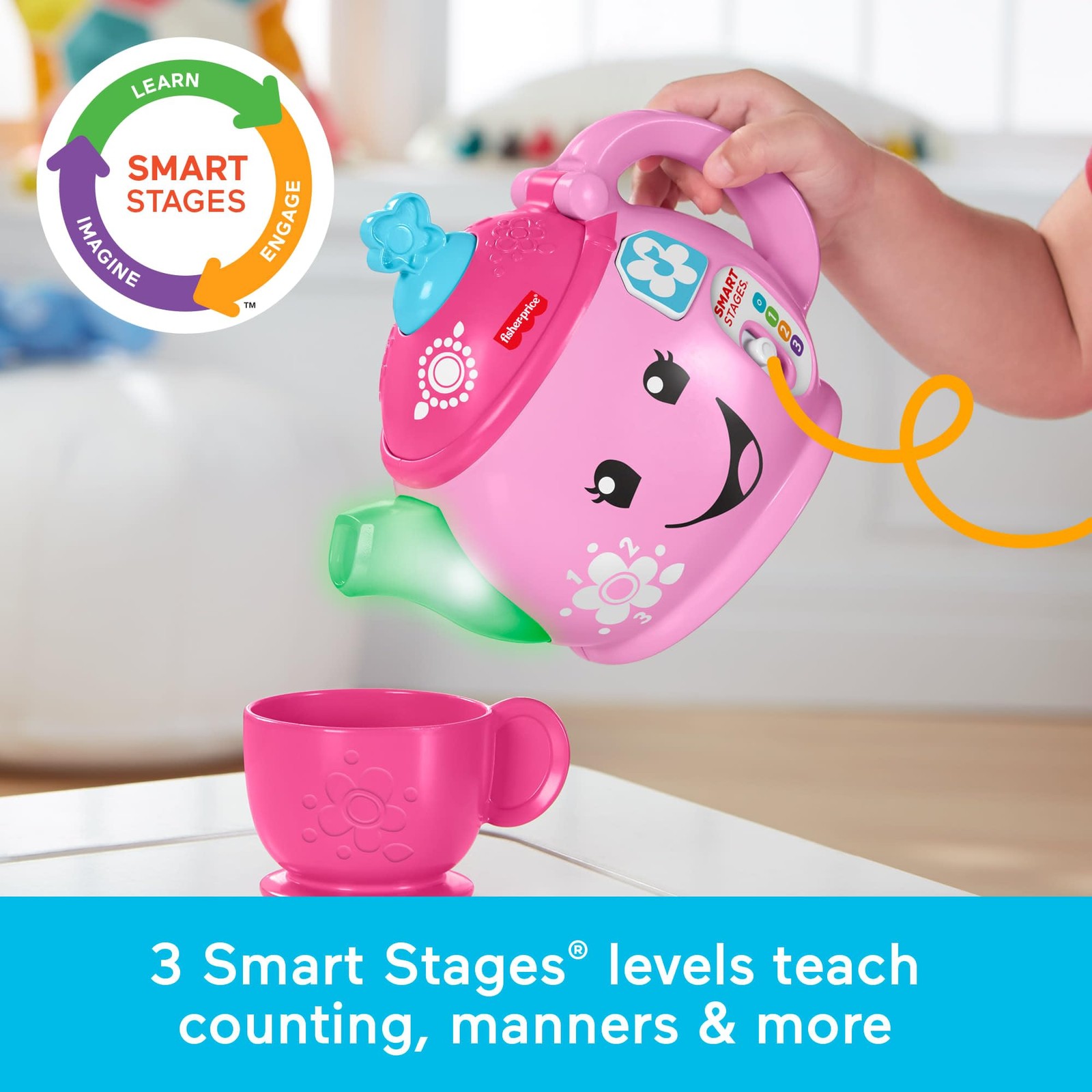 Little People: Sweet Manners Tea Set – Mattel (Pack of 2)