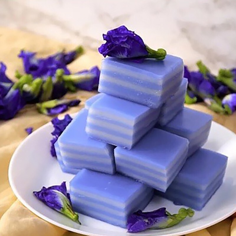 ORGANIC 100% DRIED BUTTERFLY PEA FLOWER Ceylon Blue pea flowers tea 40g