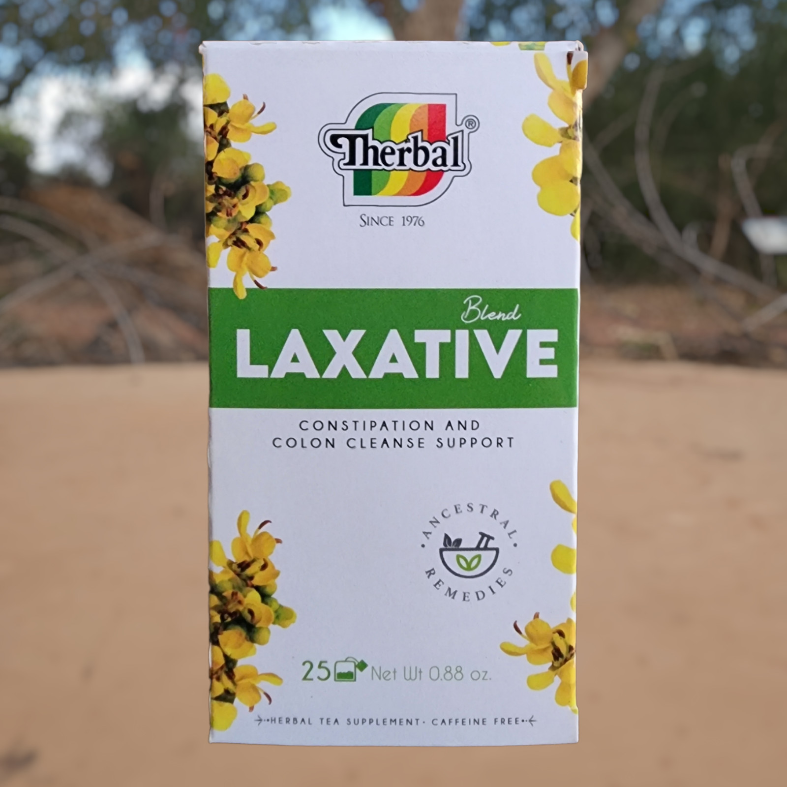 Tea Herbal Laxative Tea ✅ Detox Caffeine Free 25 Tea bags by Therbal