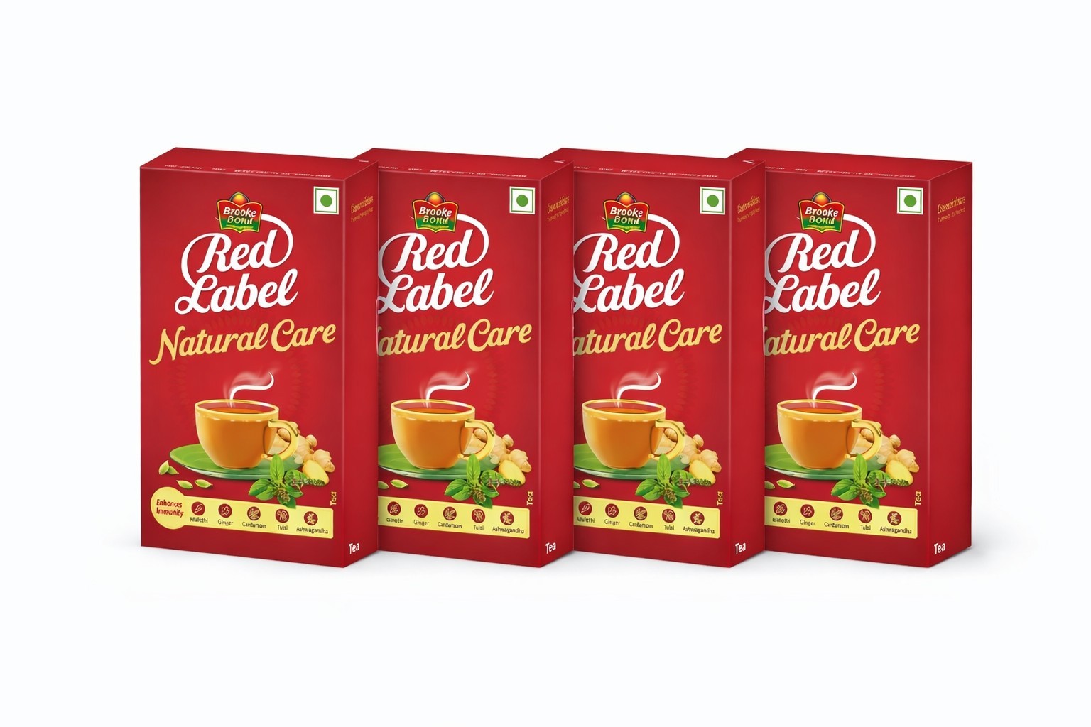 Brook Bond Red Label Natural Care 4 Pack