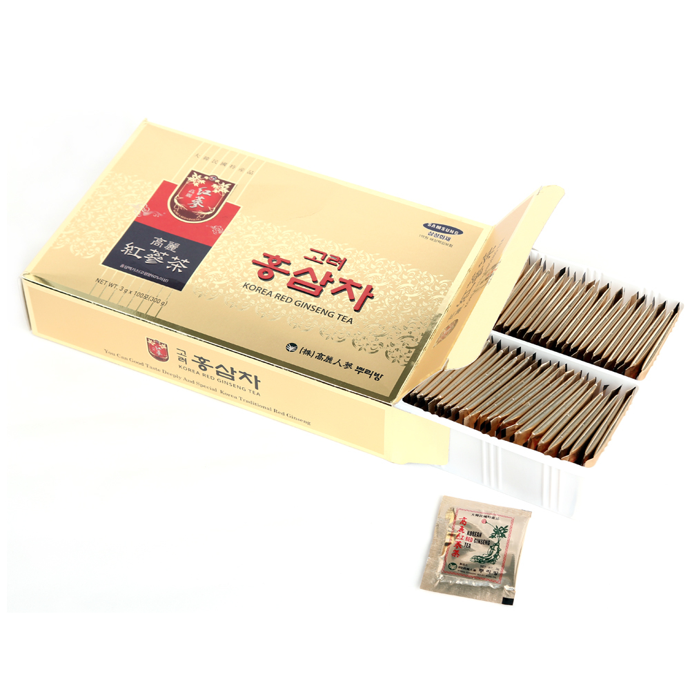 Anti Stress Fatigue Korean Red Ginseng Extract Red Ginseng Root Tea 3g x 100bags
