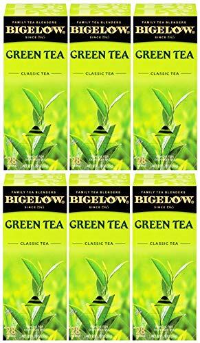6-Pack Green Tea 28-Count Boxes Bright Antioxidant-Rich Natural Medium-Caffeine