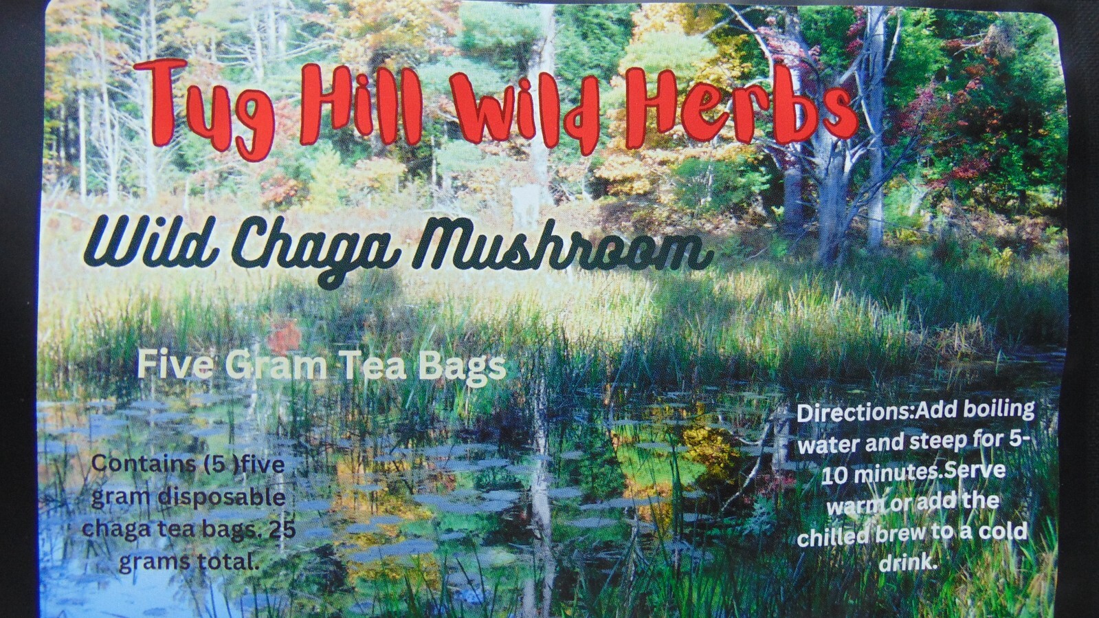 Wild Chaga Tea Bags