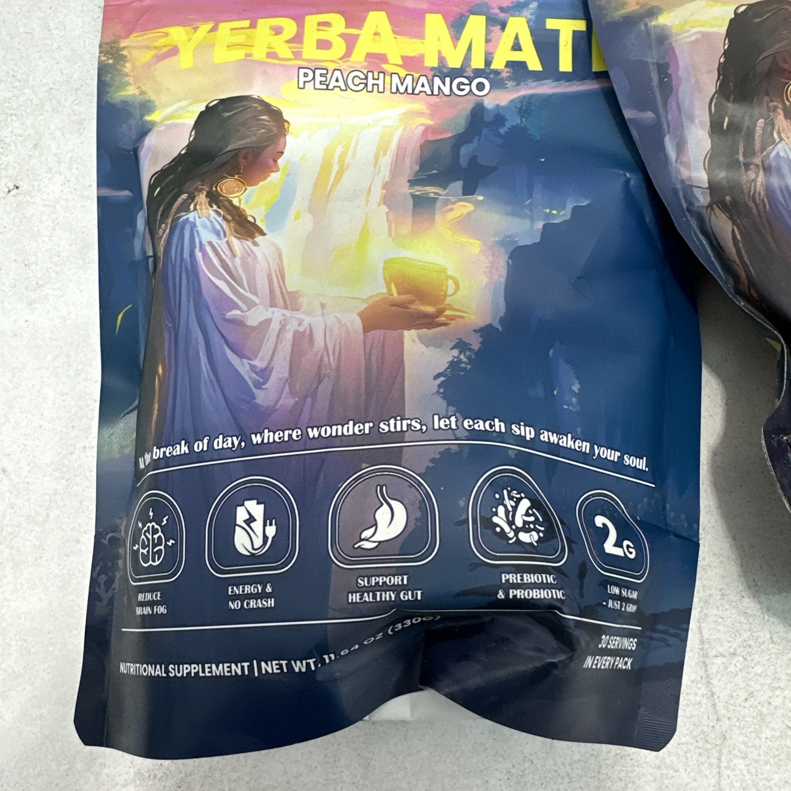 2X Yerba Mate Instant Tea Powder, Super Yerba MateTea Natural Energy & Gut H…