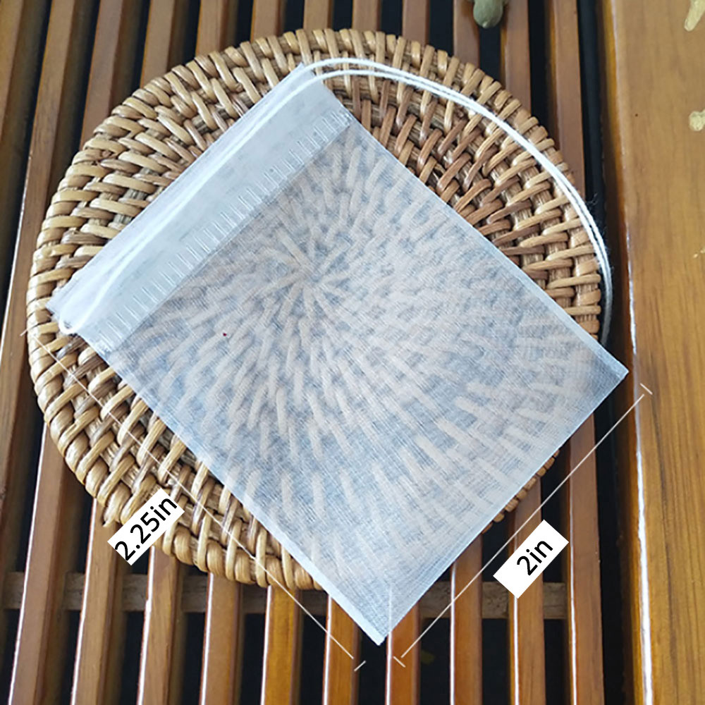Assorted Sizes Nylon Empty Teabags Loose Herbs Tea Bags with Drawstring
