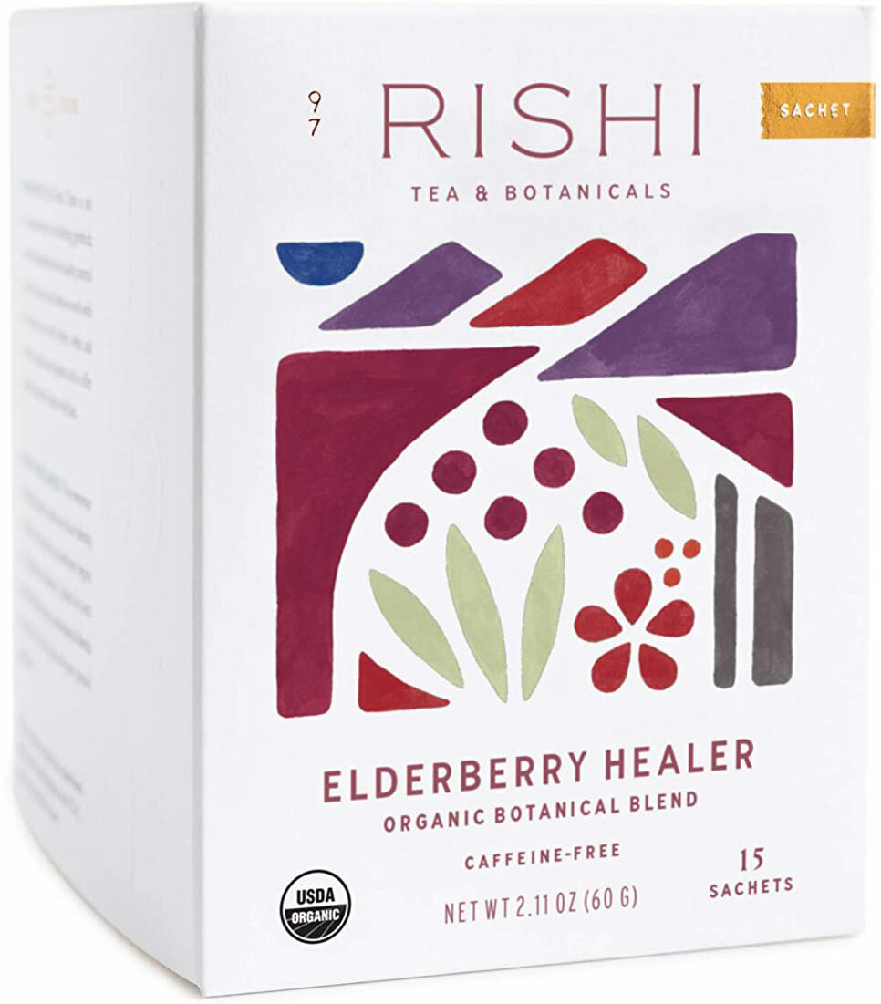 Rishi Tea Elderberry Healer Tea – 15 sachets