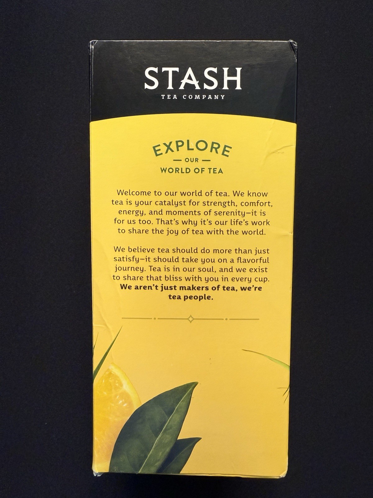 STASH TEA Lemon Ginger Tea. Caffeine Free. Herbal Tea 1 box = 30 tea bags