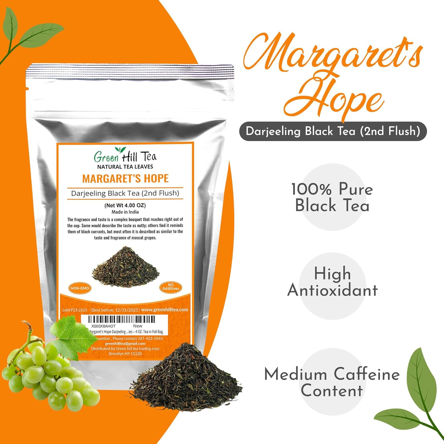 Greenhilltea – Darjeeling Margaret’S Hope (TGFOP) Second Flush – Premium Loose