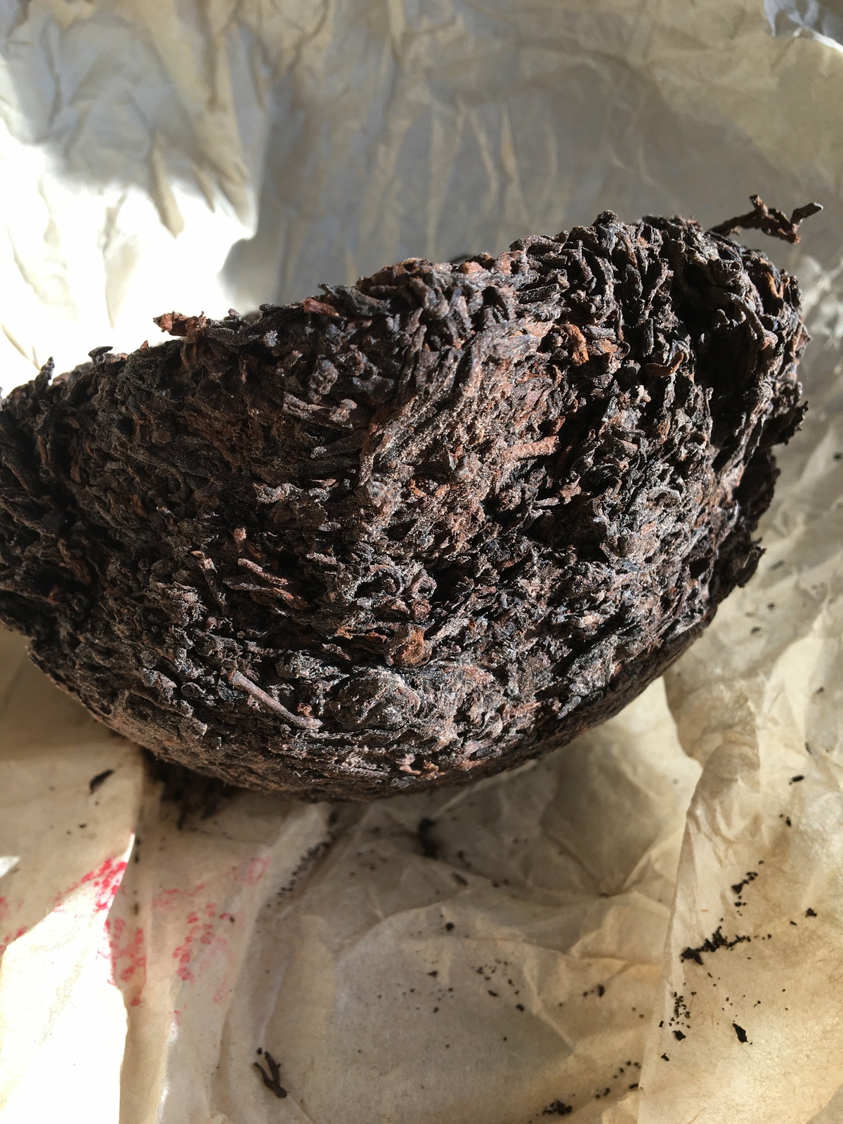 1980’s Unknown Factory Tuocha 220g Sheng (Raw)