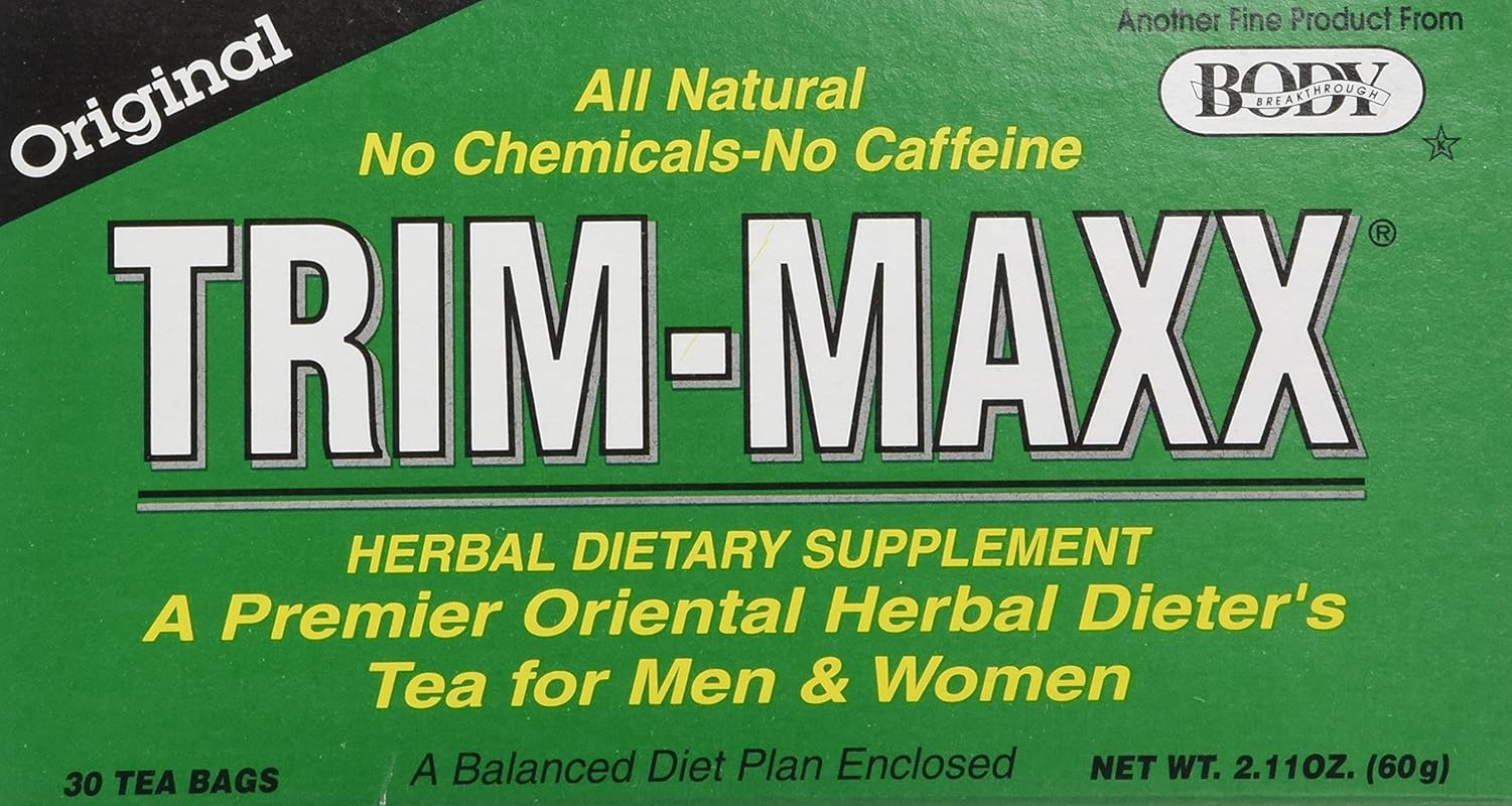Body Breakthrough Trim Maxx Tea, Original 30 Count – All Natural Weight Loss Tea