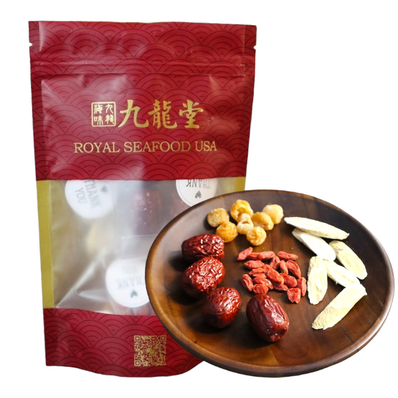 Natural Astragalus Root Longan and jujube tea,2 Serving 九龍堂 养气安神 黄芪红枣桂圆茶 2人份