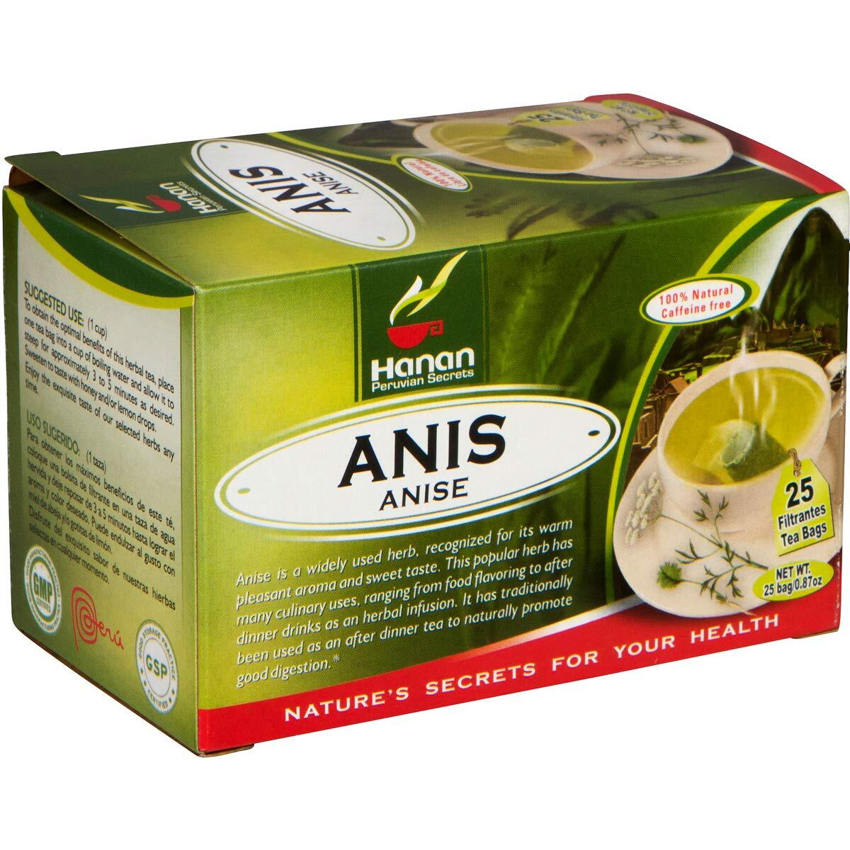 Anise 25 Herbal Tea Bags Anise Herb from Peru