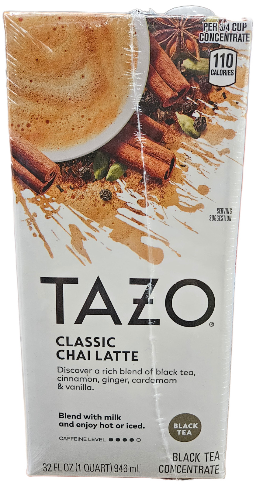 3 – (32oz Each) TAZO Tea (Concentrate) – Chai Latte Black Tea – BB May 2027