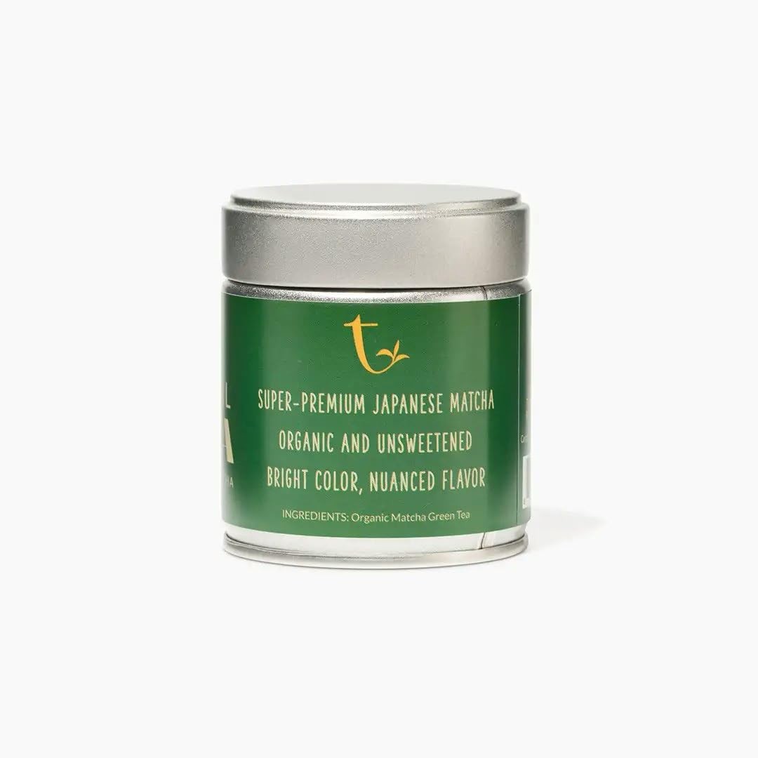 Two Leaves and a Bud Organic Ceremonial Matcha Green Tea 18 Servings, 100 Jap…