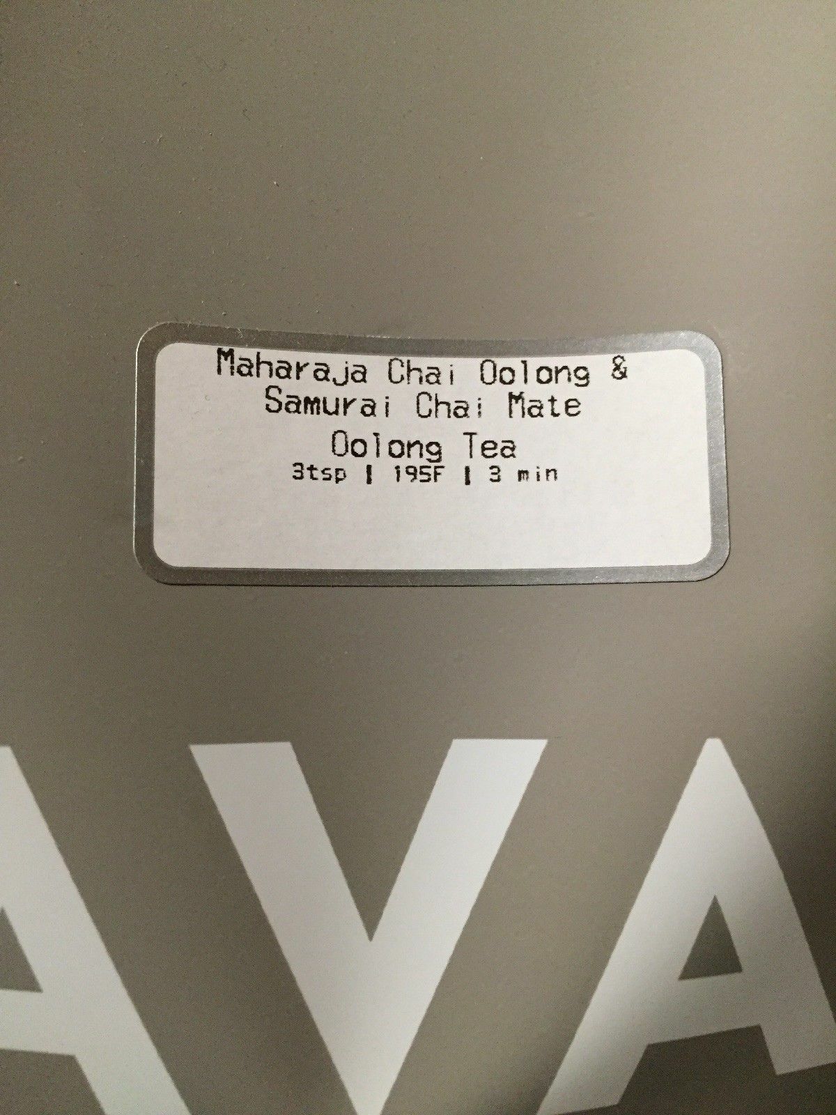 ❤️🍍 NEW RARE! 8 OZ TEAVANA MAHARAJA CHAI & SAMURAI AUTHENTIC! SEALED TEA BAG! ☕