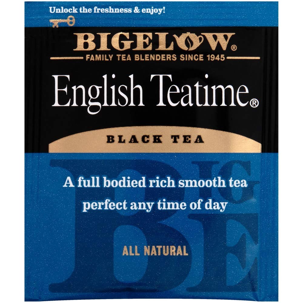Bigelow English Teatime Black Tea – Full Caffeine, Rich Flavor, Pack of 28