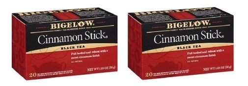 Bigelow Cinnamon Stick Black Tea Bags 2 Box Pack