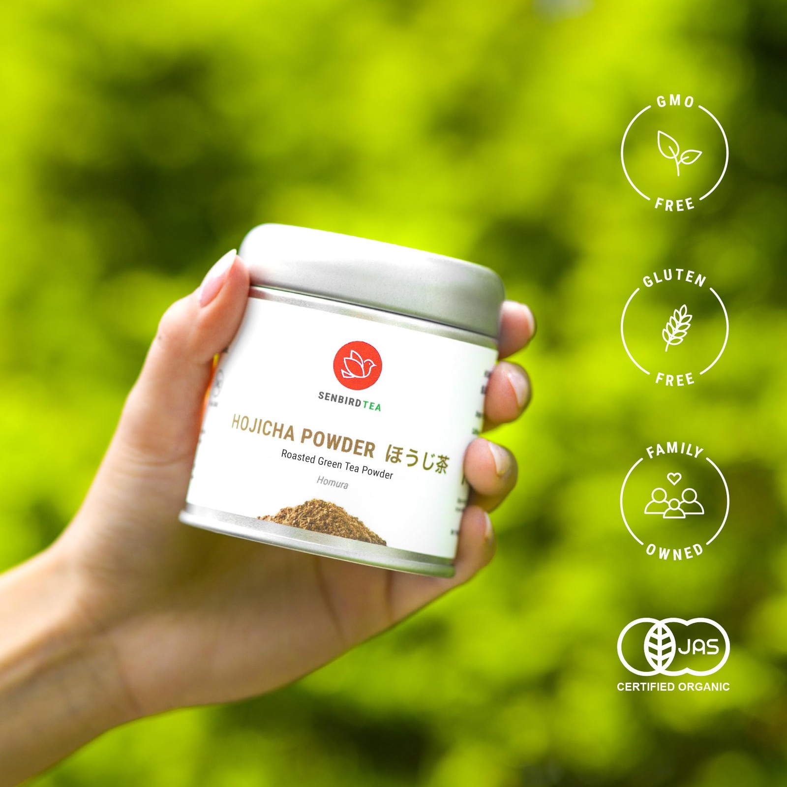 Senbird Premium Hojicha Powder Japanese Roasted Matcha from Kyoto, Japan Te…