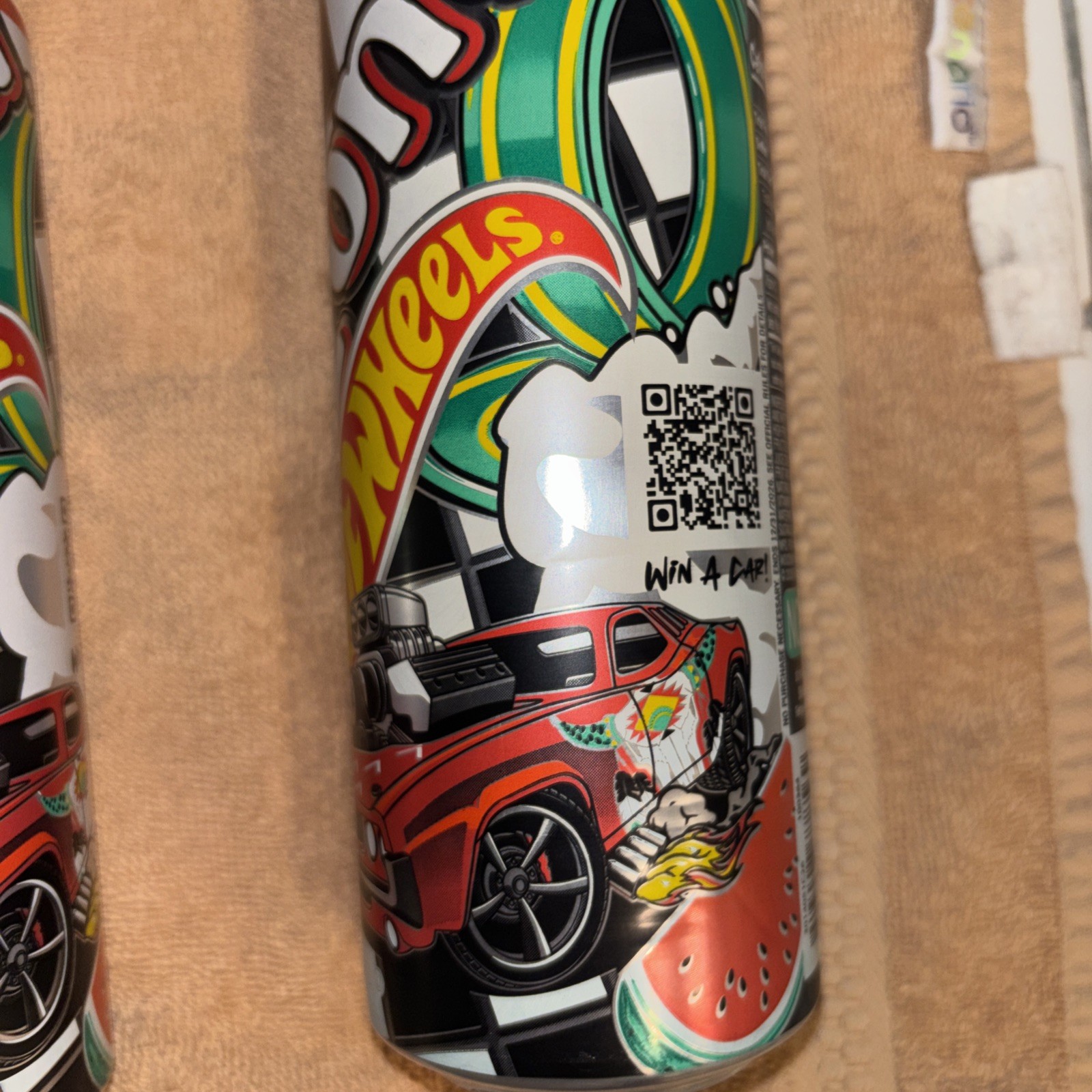 VERY HARD TO FIND!!! 2 WATERMELON DRIFT ARIZONAS CANS & THE 1991MAZDA HW PROMO