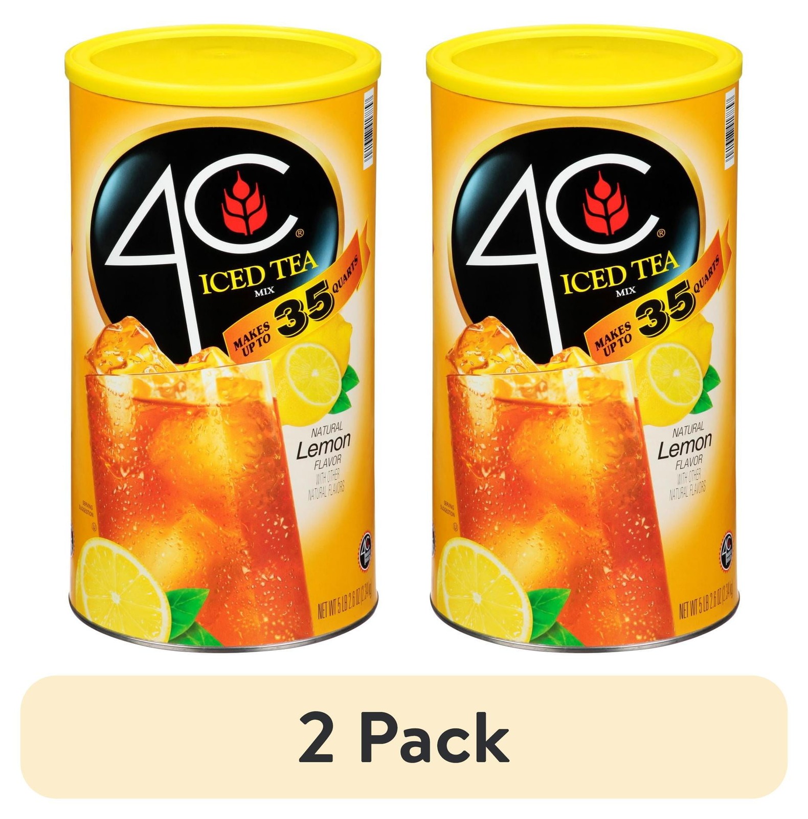 4C Lemon Iced Tea Mix, 82.6oz