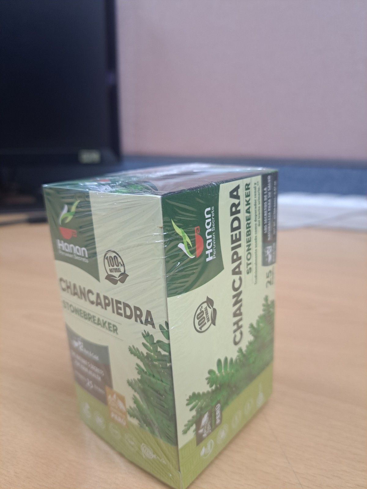 400 tea bags (16 Boxes) Hanan Chanca Piedra (Stone Breaker) Tea – 100% Natural