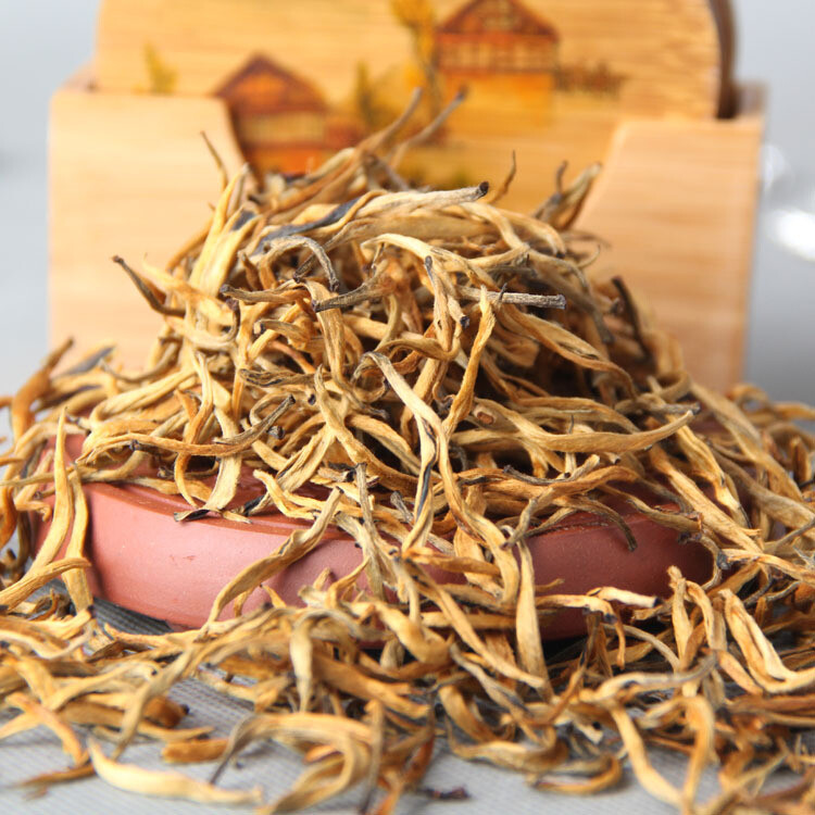 New Chinese Yunnan Black Tea Fengqing Dian Hong Golden Buds Dianhong 250g