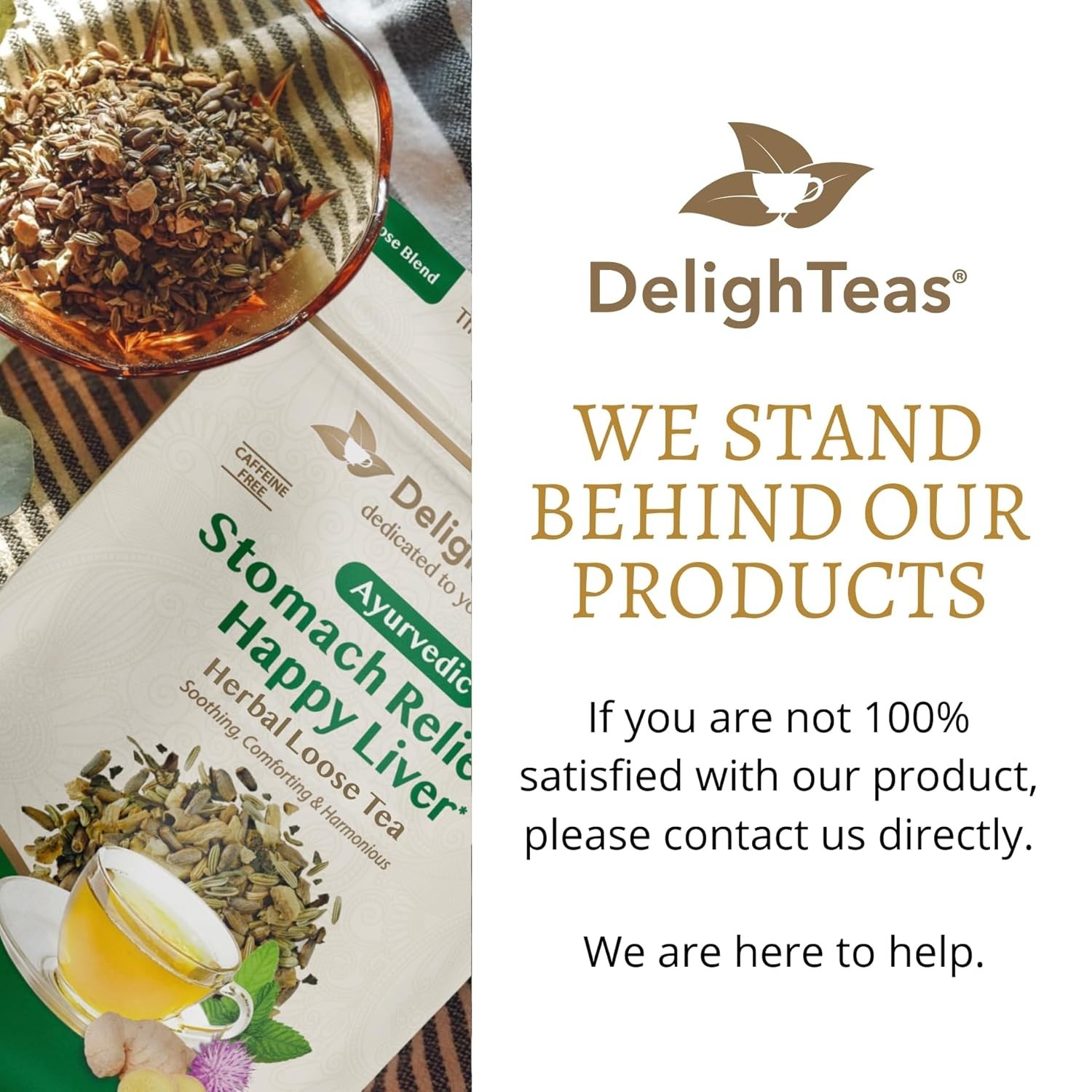 DelighTeas Liver Detox tea | Stomach Relief & Cleansing | Ayurvedic…