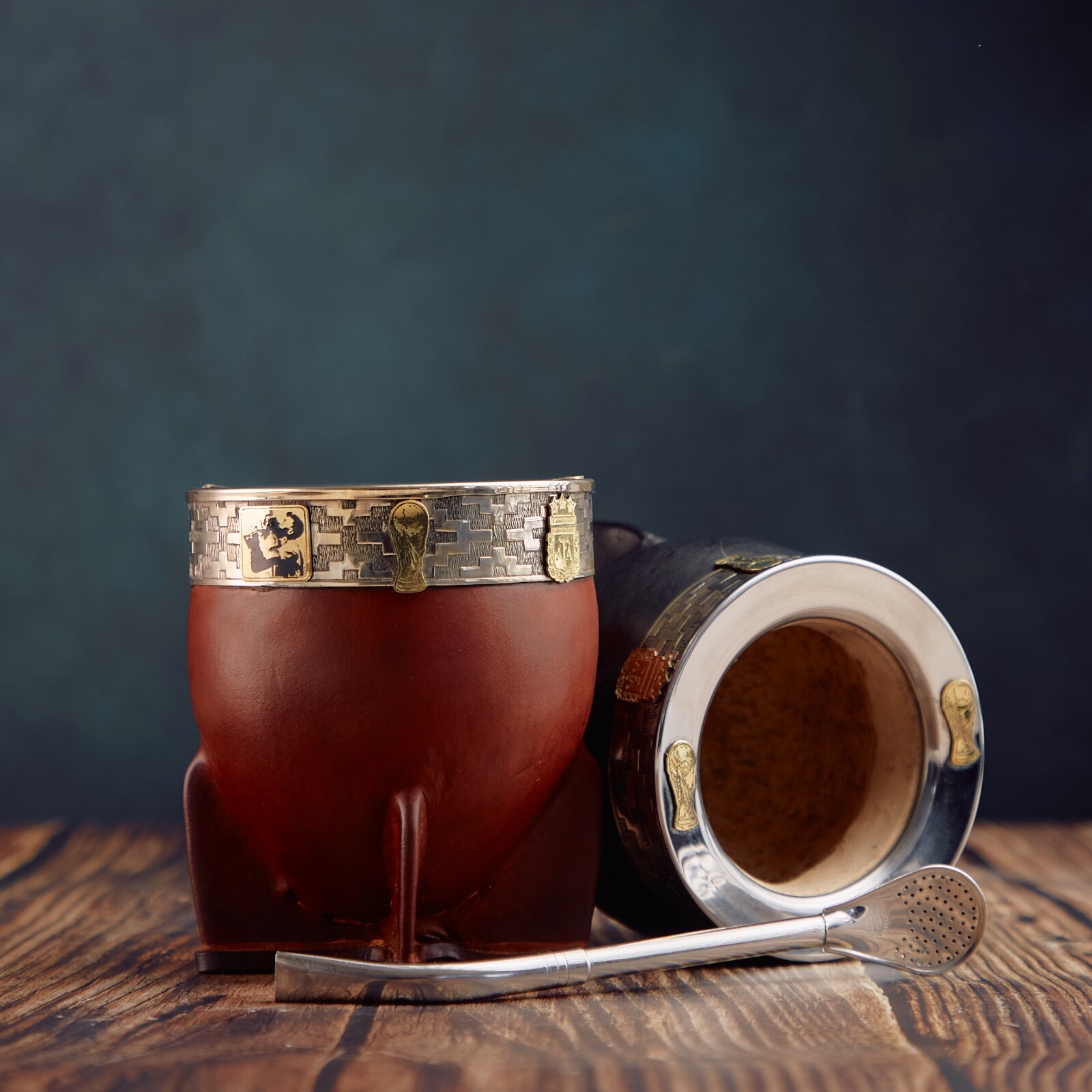 Taza/Mate Imperial Gourd Argentina High Quality + Straw