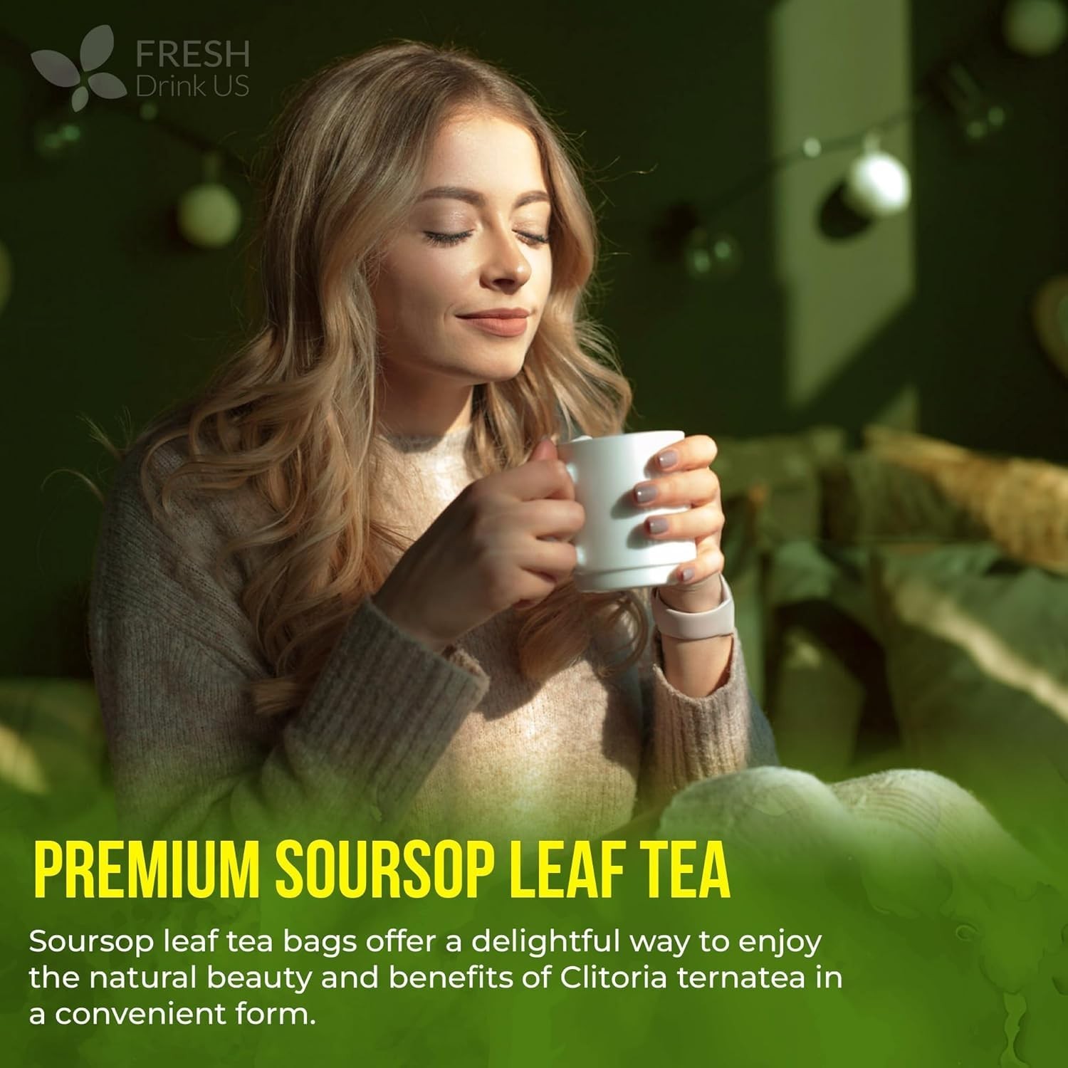 40 Soursop Graviola Leaf Tea Bags, 100% Natural and Pure from Soursop Leaves…