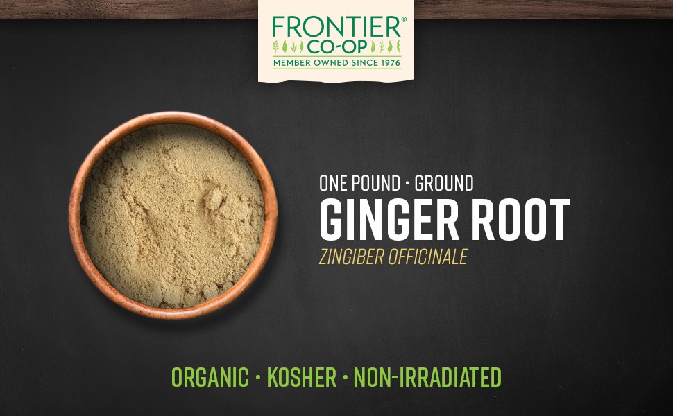 Ginger Root Powder, 1-Pound Bulk, Spicy Sweet Powder For Food & Tea, Finely