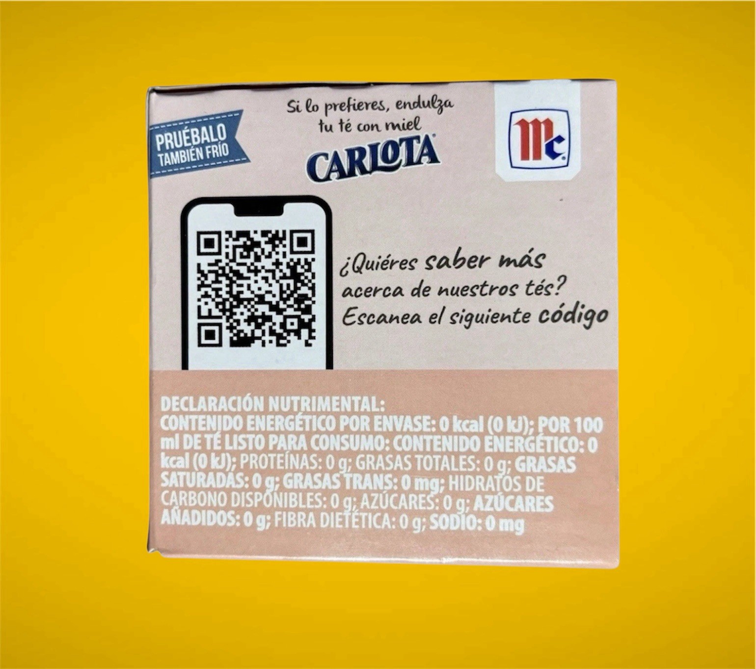 Gengibre-Limon/ Ginger-Lemon 20 Packets 1.4g Each Net. Total 35g Mccormick
