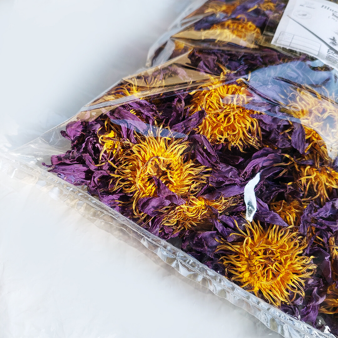Dehydrated Blue Lotus Flower (Nymphaea Caerulea) Deep Dreams Tea Stress Relief