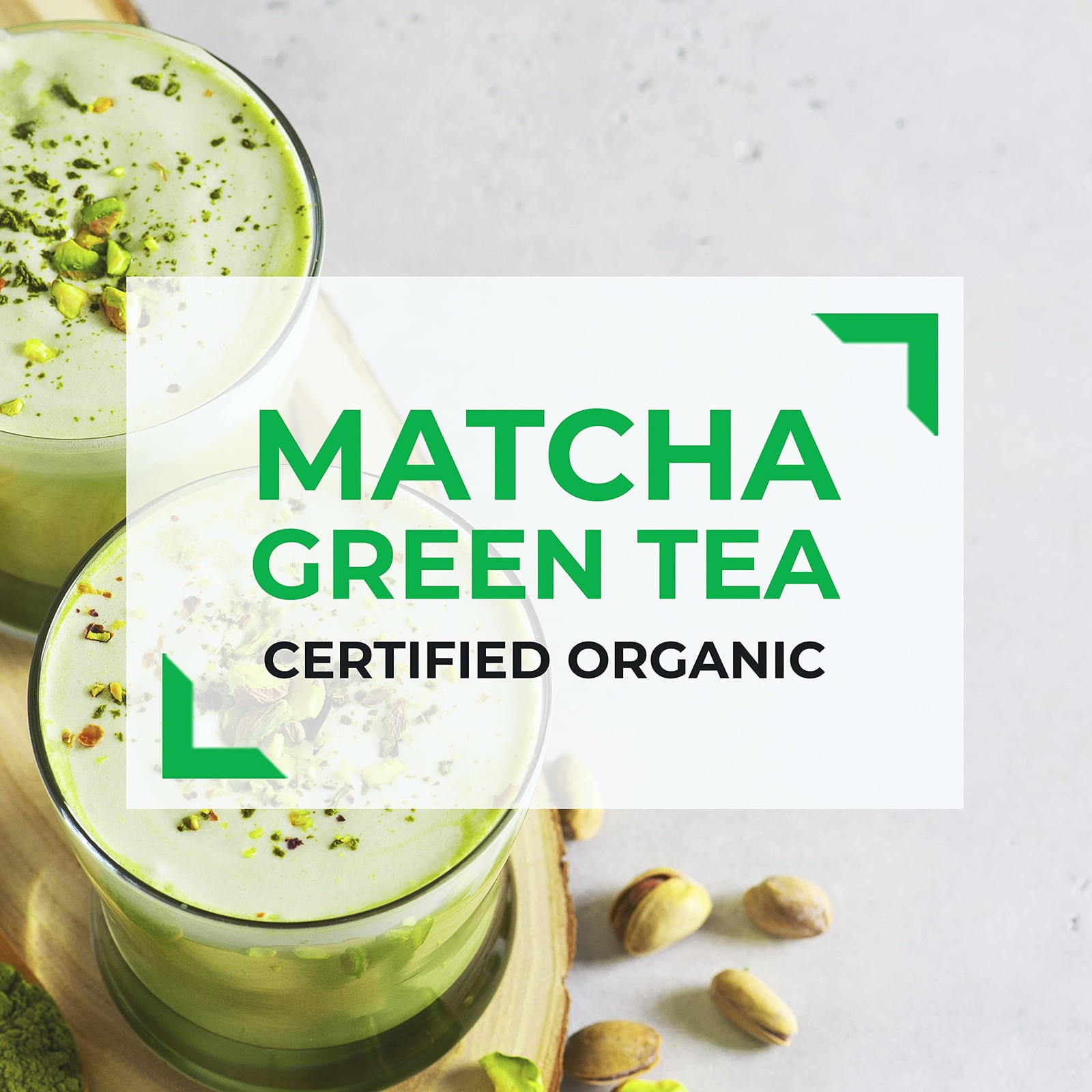 PANATEA Certified Organic Matcha Green Tea Powder | 1 LB 1 Pound (Pack of 1)