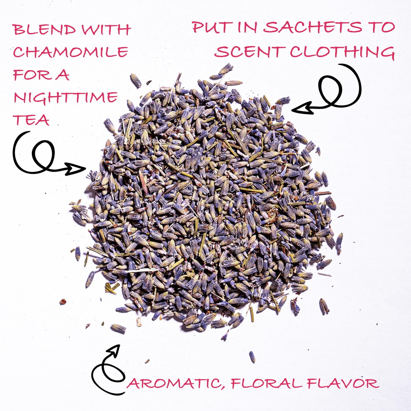 Worldwide Botanicals Organic Lavender Flowers, 1 lb, Pure European Lavender b…