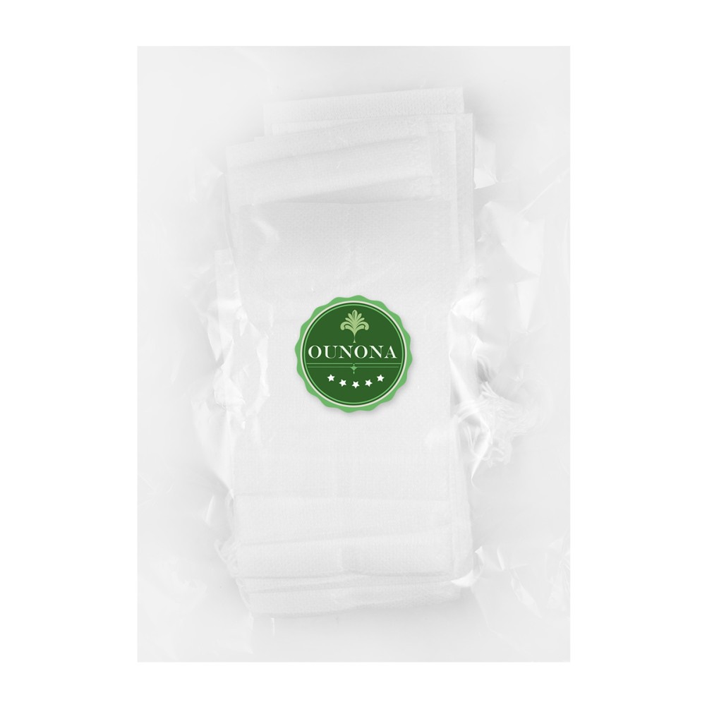 100 Pcs Non Woven Tea Filter Bags Drawstring Empty Bags for Loose Leaf Tea