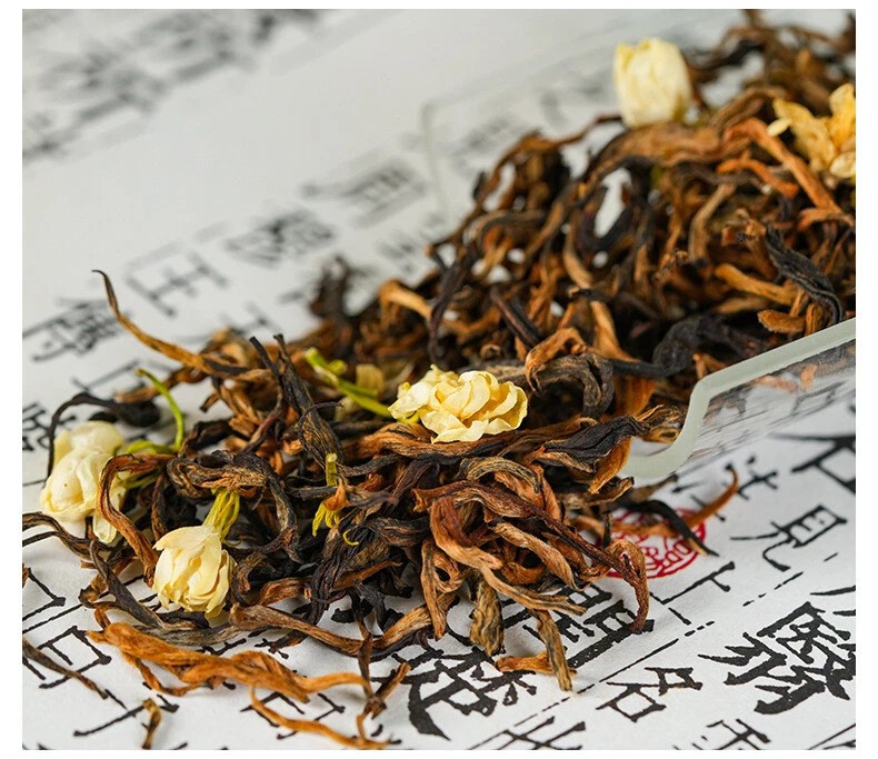 500g YunNan MoLi Hua DianHong black tea FengQing Jasmine DianHong Black tea