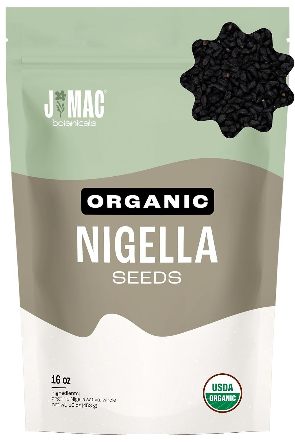 Organic Seeds 1 Pound, USDA Certified, black cumin seed, Sativa, Kalonji Seeds