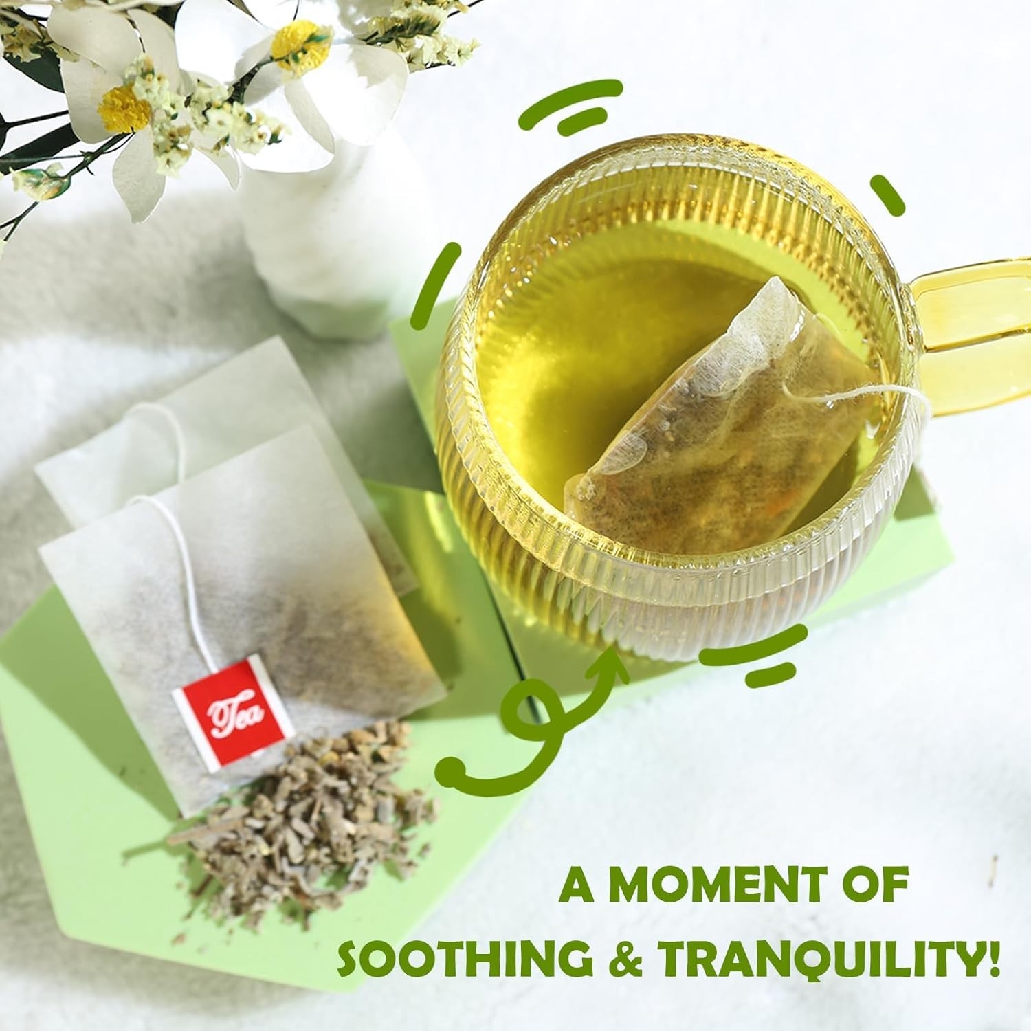 Sage Leaf Tea Bags – 40 Count – Revitalize Your Day with Natural Herbal Essence