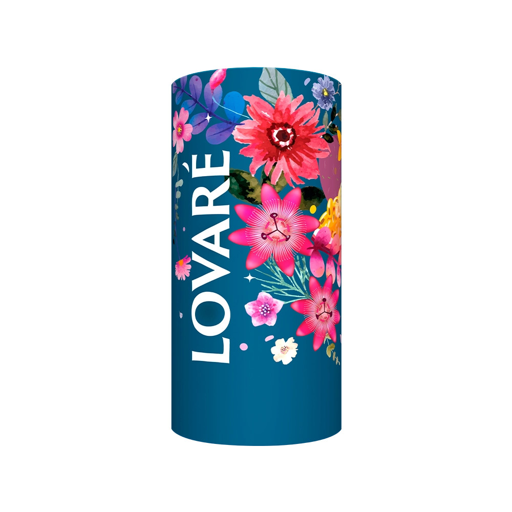 LOVARE LOVE BLOSSOM Black ceylon tea in Gift Tube 80G Made Ukraine